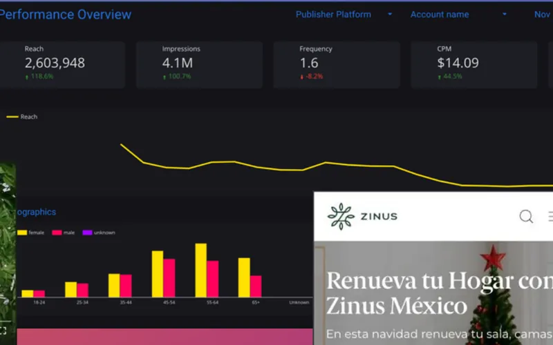 Pieza del caso Zinus